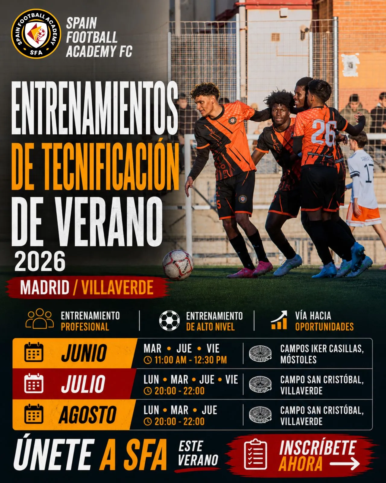 Academia de fútbol en Madrid | Entrenamiento de fútbol de élite en Madrid | es